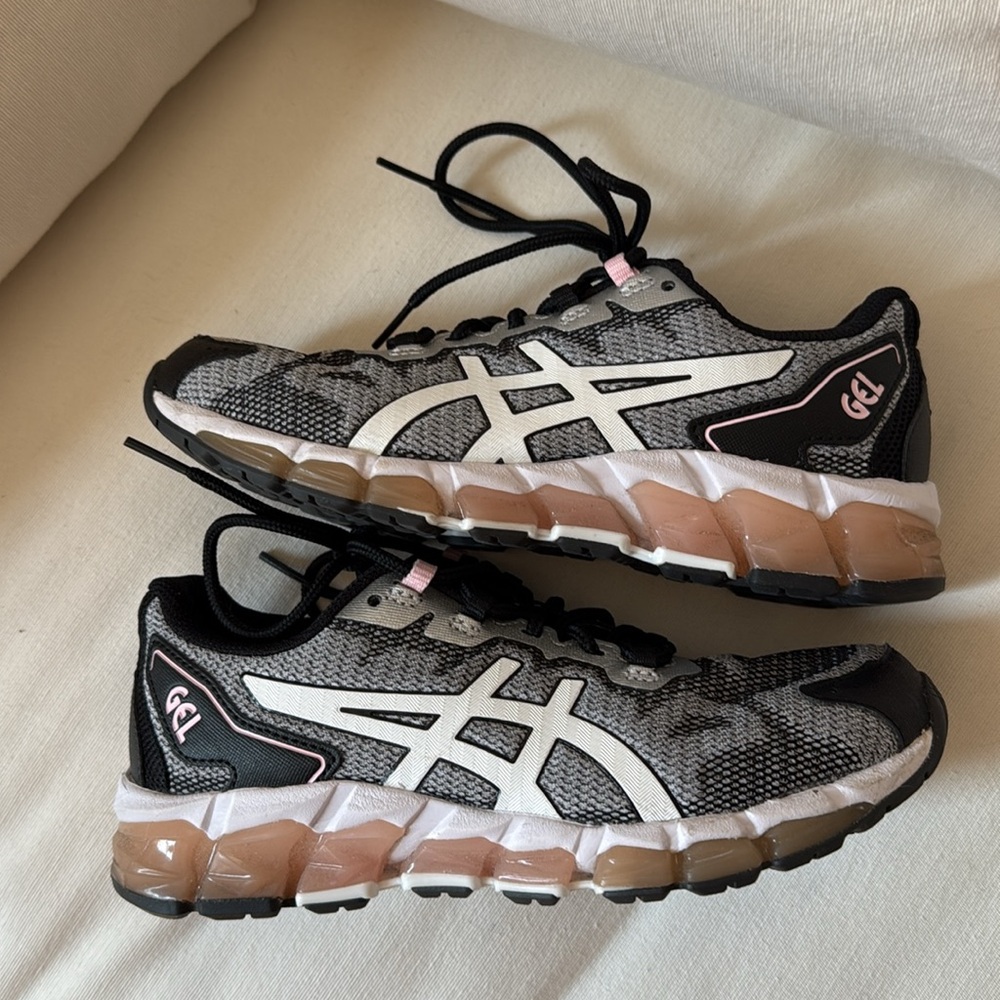 ASICS Gel Quantum 360 Black White Pink Shoes Sneakers Women’s